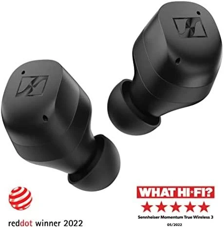 Ausinės Sennheiser Momentum True Belaidės 3 – juodos spalvos