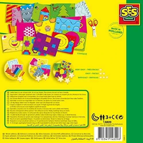 Ses Creative JO KŪRYBA Mokausi kirpti, daryti mozaikas ir perforuoti – 3 metai – mišrus