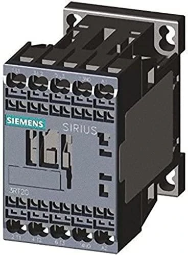SIEMENS kontaktorius 3kW, 400V AC, 7A ties AC33 poliais, 1NO, valdymo įtampa 24V DC, dydis S00, spyruoklinis gnybtas