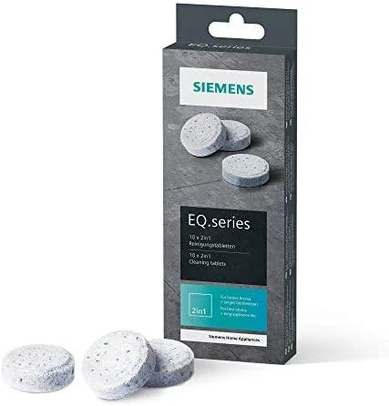 Valymo tabletės kavos aparatams Siemens TZ80001B, 10 vnt.