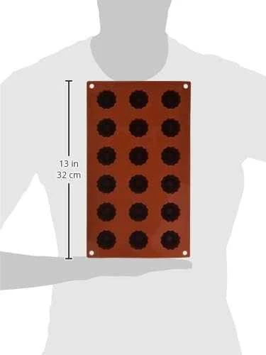 Silikomart silikoninė forma mini kanelėms 18dalių(d3,5xh3,5cm)