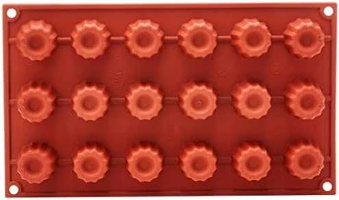 Silikomart silikoninė forma mini kanelėms 18dalių(d3,5xh3,5cm)