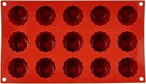 Silikomart silikoninė forma midi kanelėms 15dalių (d4,5xh4,5cm)