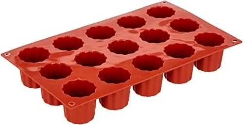 Silikomart silikoninė forma midi kanelėms 15dalių (d4,5xh4,5cm)