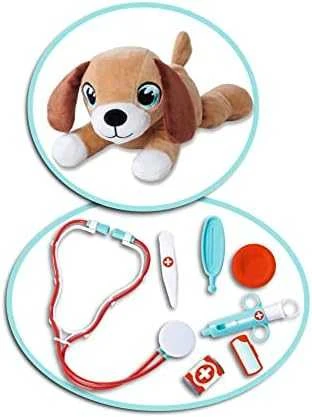 Dickie Toys Simba - pliušinis šuo su veterinariniu krepšiu (105541003)