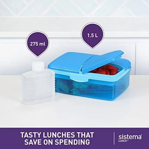 Sistema SISTEMA Food Container Slimline Quaddie 1,5L (3965)