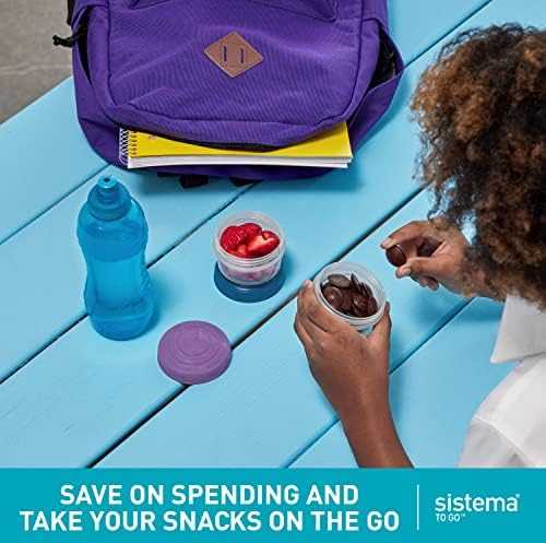 Sistema Bento To Go 1650ml: Dėžutė maistui su 5 skyreliais ir puodeliu