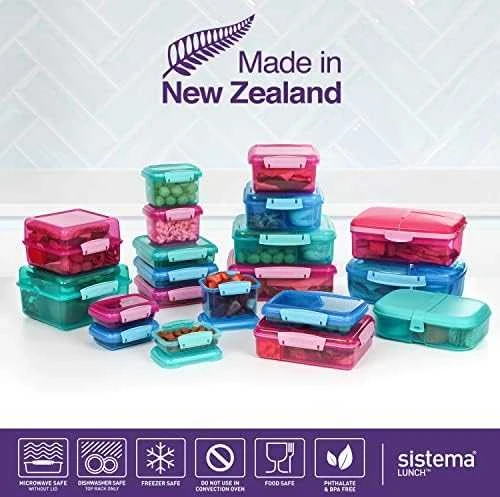 Sistema SISTIMA Pietūs Cube Spalvotas konteineris 1.4L (31735)