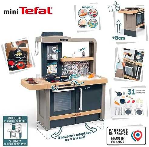 Smoby Tefal žaislų virtuvė Evo