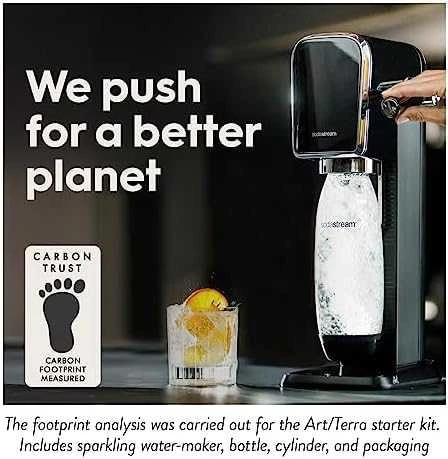 Gazuotų gėrimų gaminimo aparatas SodaStream ART, baltas