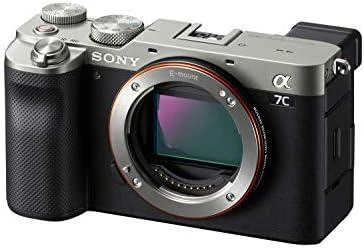 Sony „Alpha A7C“ viso kadro beveidrodinis fotoaparatas su keičiamais objektyvais, korpusas, „Sidabrinas“ | Sony | Viso kadro beveidrodinis fotoaparatas su keičiamais objektyvais | „Alpha A7C“ | Beveidrodinio fotoaparato korpusas | 24,2 MP | ISO jautrumas (maks.) 204800 | Ekrano įstrižainė 3,0 colio | Vaizdo įrašymas | „Wi-Fi“ | Greitas hibridinis AF | Didinimas 0,59 k. | Vaizdo ieškiklis | CMOS | „Sidabrinas“