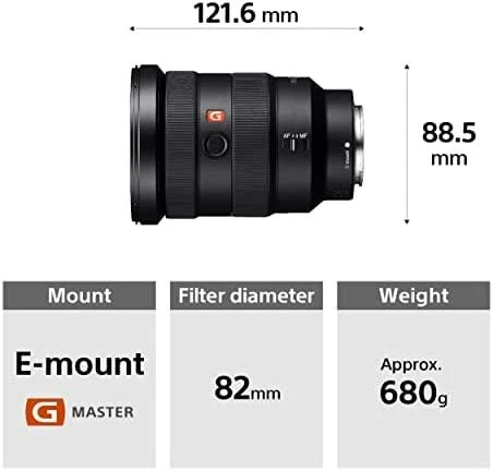 Sony FE 16-35 mm F2.8 GM MILC Plačiakampis objektyvas Juoda