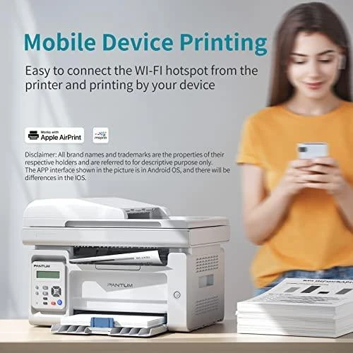 Pantum M6550NW Spausdintuvas lazerinis MFP Nespalvotas A4 22ppm Wi-Fi USB Tinklinis LAN