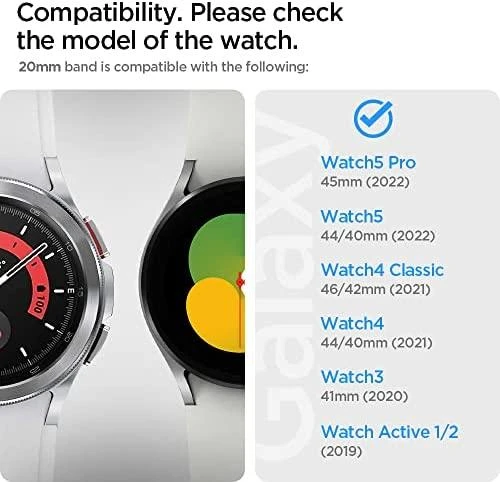 Išmaniojo laikrodžio Samsung Galaxy Watch dirželis, Juodos spalvos, 42mm