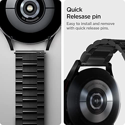 Išmaniojo laikrodžio Samsung Galaxy Watch dirželis, Juodos spalvos, 42mm