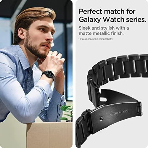Išmaniojo laikrodžio Samsung Galaxy Watch dirželis, Juodos spalvos, 42mm