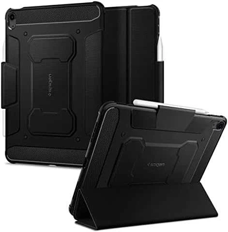 Spigen Rugged Armor Pro, juodos spalvos – Apple iPad Air 10.9″ (2022/2020)/11″ 2024/2025/2026