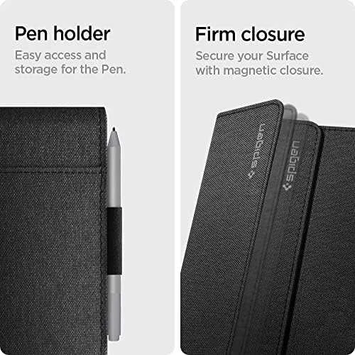 Spigen Stand Folio, juodas - Microsoft Surface Pro 11/10/9/8