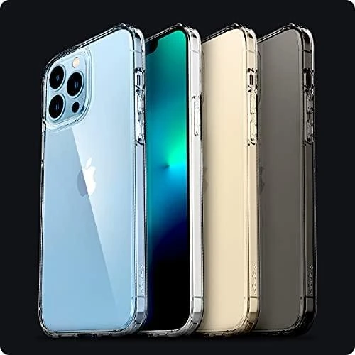 Spigen Ultra Hybrid dėklas skirtas Apple iPhone 13 Pro Max, spalva - Crystal Clear