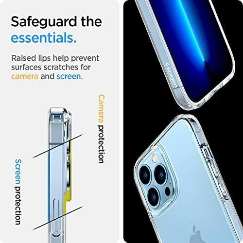 Spigen Ultra Hybrid dėklas skirtas Apple iPhone 13 Pro Max, spalva - Crystal Clear