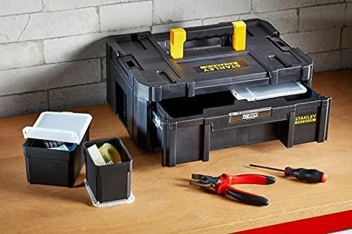 Grąžtas Įrankių dėžė su stalčiumi 9,5L FATMAX TSTAK III, Stanley