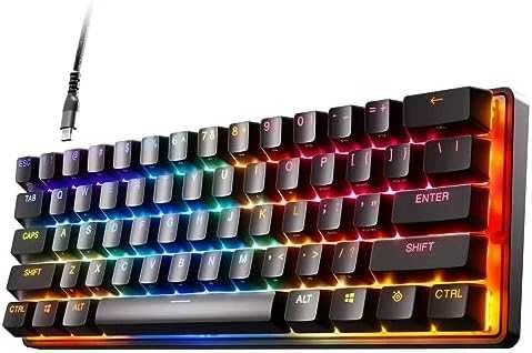 Klaviatūra žaidimams SteelSeries Apex 9 Mini, US kalba, Juodos spalvos