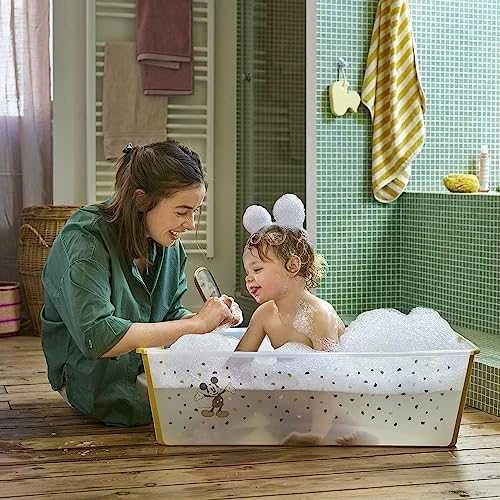 Stokke Flexi Bath - X-Large sulankstoma kūdikio vonelė | Skaidri žalia