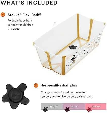 Stokke Flexi Bath - X-Large sulankstoma kūdikio vonelė | Skaidri žalia