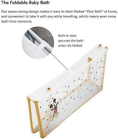 Stokke Flexi Bath - X-Large sulankstoma kūdikio vonelė | Skaidri žalia