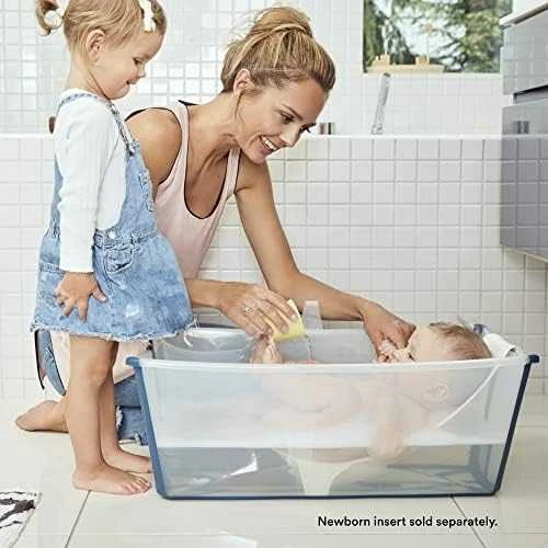 Stokke Flexi Bath - X-Large sulankstoma kūdikio vonelė | Skaidri žalia