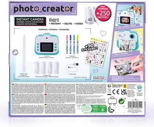 Canal Toys Vaikiškas CL Momentinis fotoaparatas (001CL)
