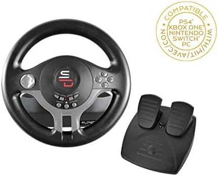 Subsonic Ikigarsinis | Žaidimas Vairas | SV200 | Juodas | Žaidimo lenktyninis ratas