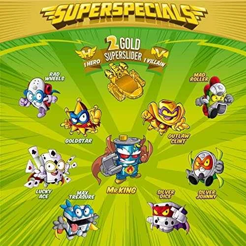 Magic Box SuperThings Super Special Gold Tin ekskluzywny komplektas su serii 3 auksinė puszka