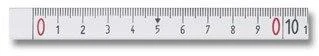 Klijuojama plieninė liniuotė Tajima 5m x 13mm
