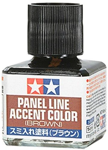Tamiya Panel Line rudi akcentiniai dažai, 40 ml (87132)