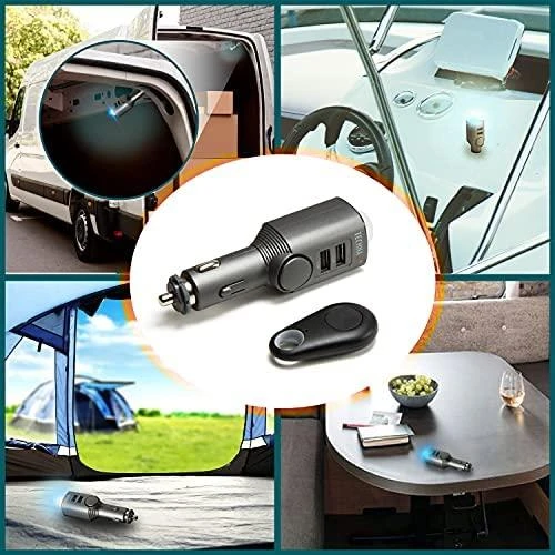 Universali signalizacija, automobilinis USB įkroviklis Technaxx Universal Mobile & Auto Alarm TX-100
