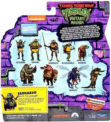 Mutant TMNT figūrėlė Leonardo, 83281