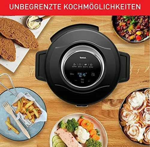 TEFAL | Turbo virtuvės ir kepimo daugiafunkcis puodas | CY7788 | 1200 W | 7,6 l | Programų skaičius 15 | Juodas