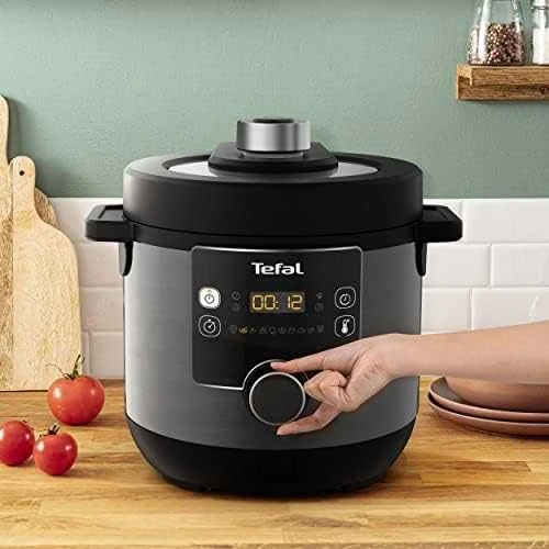 TEFAL | Turbo virtuvės ir kepimo daugiafunkcis puodas | CY7788 | 1200 W | 7,6 l | Programų skaičius 15 | Juodas