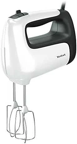 Plakiklis TEFAL | Hand Mixer | PrepMix+ HT462138 | Hand Mixer | 500 W | Greičių skaičius 5 | Turbo mode | Baltas