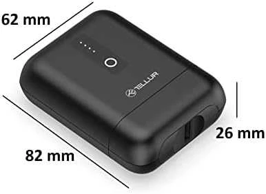 Tellur PD101 10000 mAh 30 W išorinė baterija, juoda