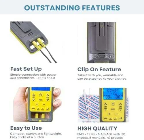 Tenscare RAUMENŲ STIMULIAVIMO, MASAŽO IR SKAUSMO MALŠINIMO PRIETAISAS „SPORTS TENS 2“