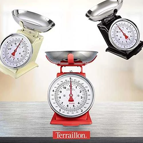 Ariete Terraillon Sas TERRAILLON 14477 Tradition 500 juod. Mech. virtuvinės svarstyklės