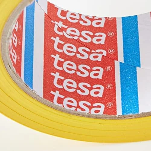 Taśma Tesa Lipni ženklinimo juosta, 50mm x 33m, geltona