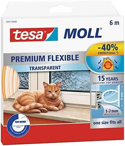 TESA SILIKONINIS SANDARIKLIS 6m SKAIDRUS
