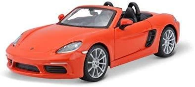 Bburago Porsche 718 Boxster Oranžinis 1: 24