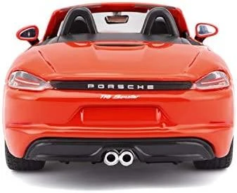 Bburago Porsche 718 Boxster Oranžinis 1: 24