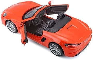 Bburago Porsche 718 Boxster Oranžinis 1: 24