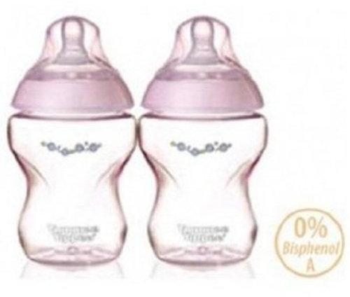 TOMMEE TIPPEE buteliukai spalvoti 260ml 2vnt 42252171, 42252181, 42252110