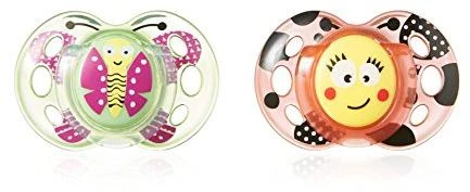 Lotto TOMMEE TIPPEE TTP43335896 čiulptukas FUN FRIENDS 6-18m 2pack